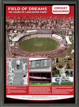 Lancaster Park poster - Cricket Memories
